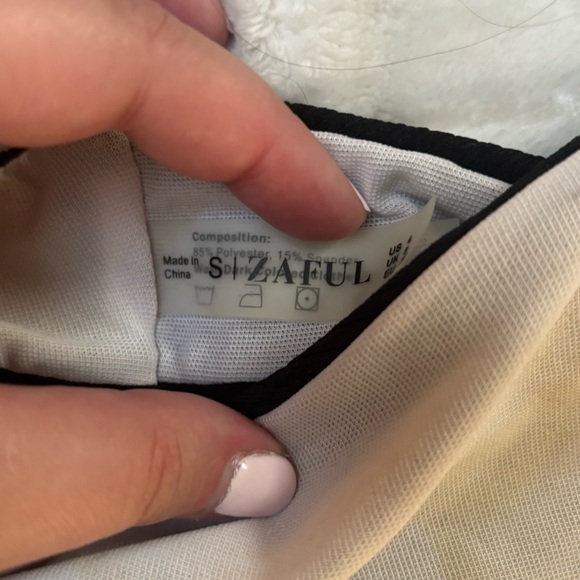 Zaful Black Minimalist Bikini Set - Picture 4 of 4